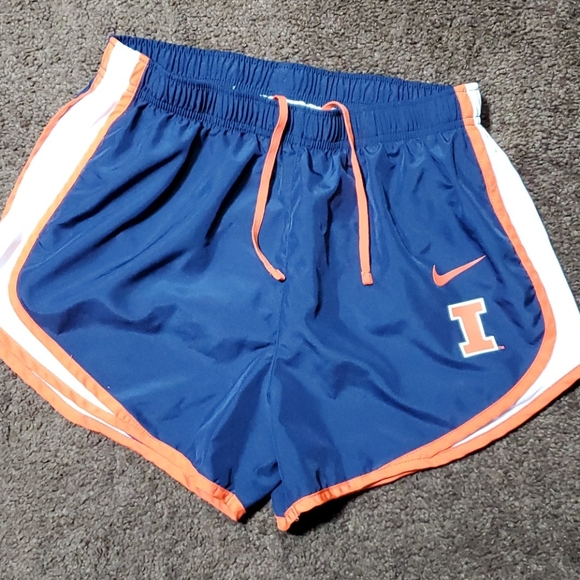 navy blue nike running shorts